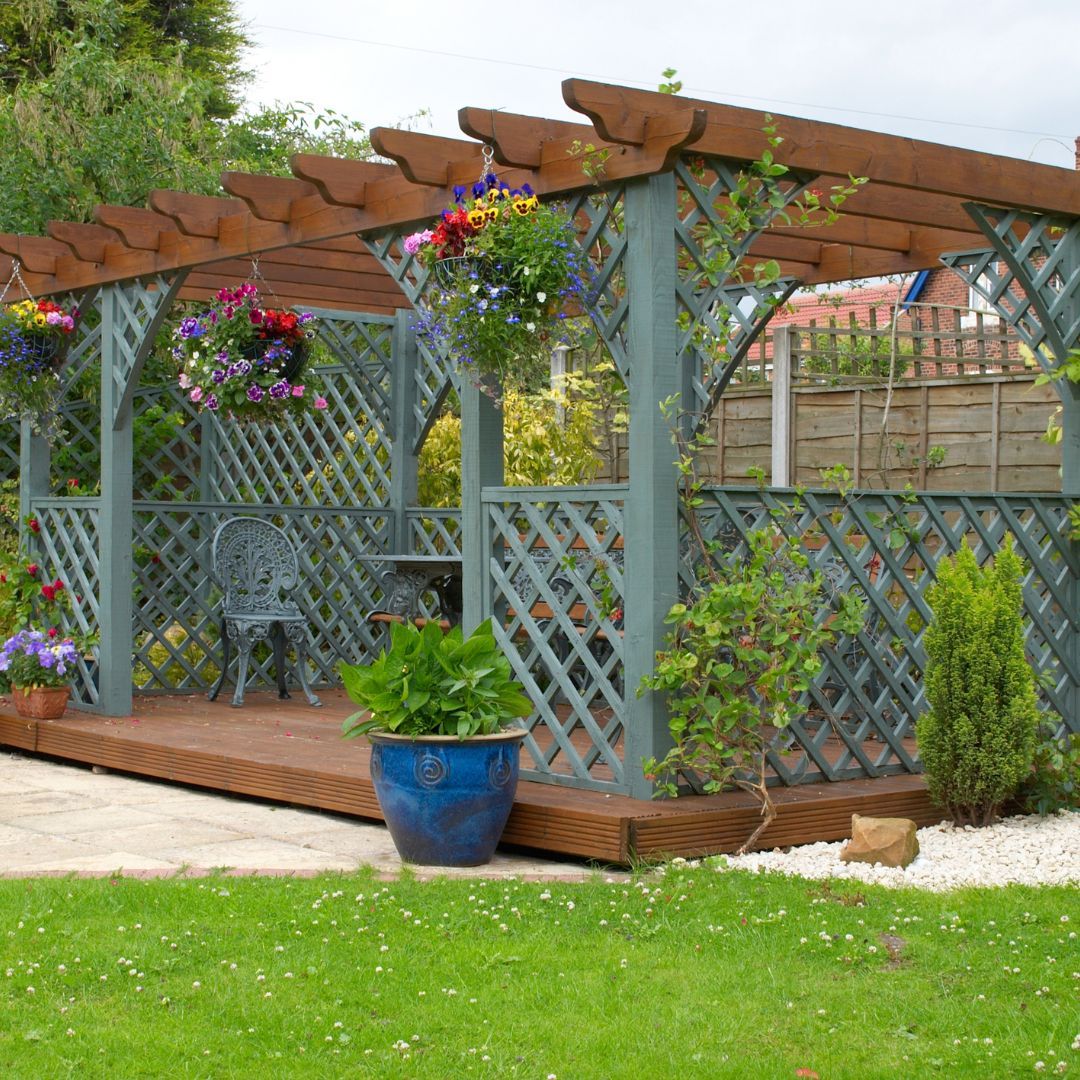 Transform Your Outdoor Space: Designing the Perfect Pergola for All Seasons 2 svg+xml;charset=utf